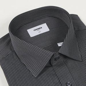 [레노마 슬림핏] ROFSL0-369 2종 구김없이 단정하고 깔끔한 면혼방 투톤 스트라이프 케주얼셔츠