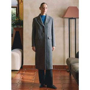 [올리브데올리브] 울혼방 클래식 롱 단직 코트 (OW4WHA510)