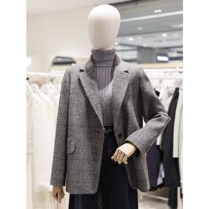 SOUP 숲 헤링본 싱글 투버튼 자켓 (SB1JK36)