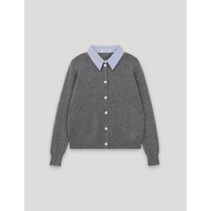 [코데즈컴바인] 셔츠카라 배색 가디건 (CKA-CD380W1)