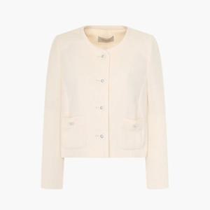 [케네스레이디] 재키플 라운드넥 자켓 (EVJKPD9803)