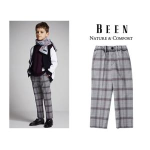 빈 아동 공용 체크 트임 팬츠 BU11PT03GY 초등