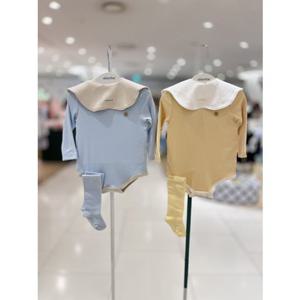 [압소바 의류] (출산백일선물)데이지 바디슈트(턱받이양말)(25가을) (SA2510617)