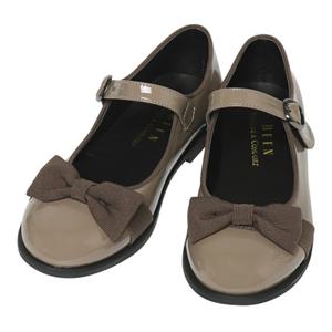 [빈HP] (BZ54AF03BN) 여아 브라운 리본 구두 PG