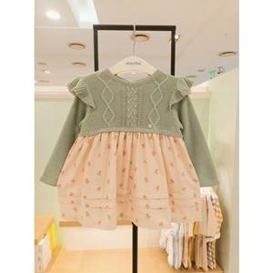 [압소바] (민트) (조카백일돌선물) 쁘아 니트 원피스 (AY5251121)