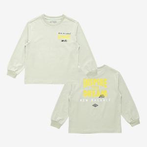 뉴발란스키즈긴팔티 HQK NK9BF3104U-84 ESSENTIAL_그래픽 쿨코튼 긴팔티