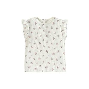 밍크뮤ch 모노플라워프릴티셔츠 백일돌유아베이비어린이집유치원등원룩 (3631433213)