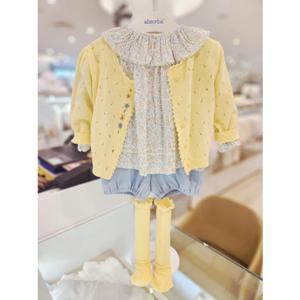 [압소바 의류] 라일리 상하복(장말포함) 가디건세트 26년봄신상 (A1121209A)