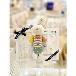 [압소바 의류] 비행기7부슈트 보글반소내의 딸랑인형세트 (A1310680H)