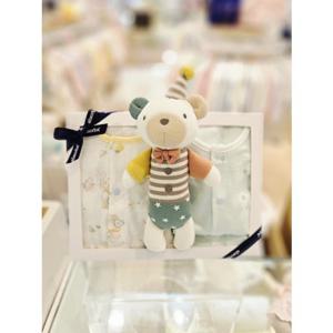 [압소바 의류] 비행기7부 바디슈트 아리7부내의 딸랑인형세트 (A1310680F)