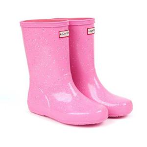 [토박스] (150-200mm) 헌터 키즈 퍼스트 자이언트 글리터 핫핑크 레인부츠 신발 HTKCG2TSFK22HPK