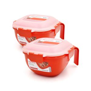 락앤락 전자렌지용기 렌지락 국용기 1L x 2개