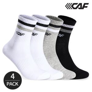 르까프 남성 넥 배색링글 중목양말 4P_MX