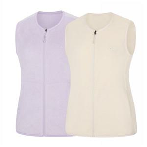 비티알 BTR 여성 골프웨어 겨울 플리스 조끼