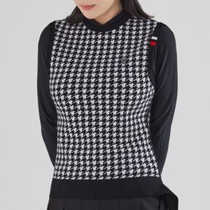 [레노마골프] 여성 지도리 자가드 니트 베스트 RWSVL5254-199