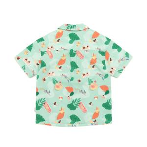 내셔널지오그래픽 키즈 K232USH610 패턴시어서커 반팔 MINT