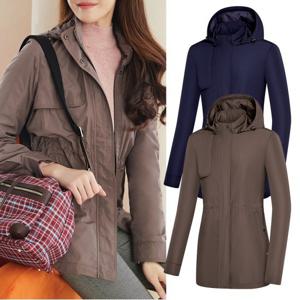 비티알 BTR 여성 골프웨어 탈부착 후드 사파리 자켓