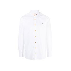 비비안웨스트우드 투버튼 셔츠 화이트 남성 24010005 W009Q A401
