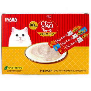 코스트코 챠오츄르 버라이어티 90P 1260g(14g x 90ea) 세가지맛