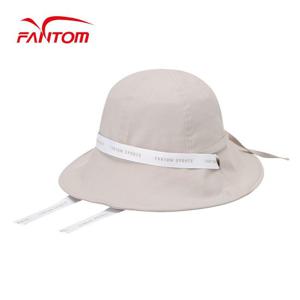 [팬텀] 여성 로고 테잎 리본 버킷햇