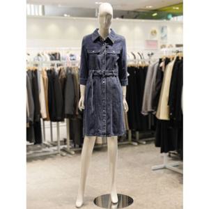 SOUP 숲 7부소매 H라인 데님 원피스 (SA4OP39)