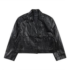 [코데즈컴바인] 배색스티치 레쟈자켓 (CJA-LE501W2)