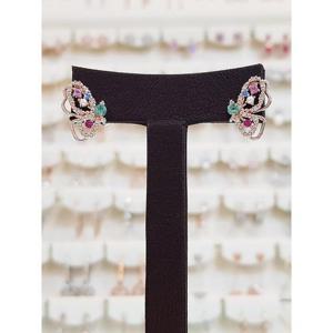 볼라레 세이브존03 사이좋은 두겹 나비 은침귀걸이 (agaspe1077)