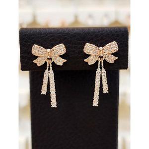 볼라레 세이브존03 꼬리리본  은침  드롭귀걸이 2color AGASSS1495