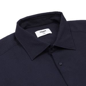 [레노마 일반핏] ROSSG1-010NY 노 아이롱 경량 솔리드 서커 밑단일자 케주얼남방