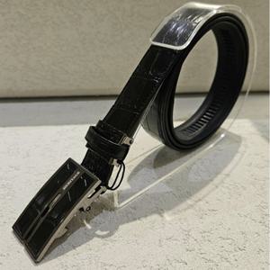 SHOBE1110MHERR1 금강제화 헤르티지 리갈 남성 악어가죽 고급 자동 벨트(블랙)