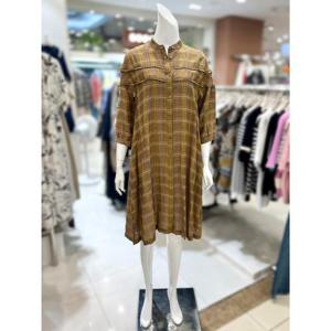 소고 세이브존01 차이나 넥 체크 원피스 AF2PA78