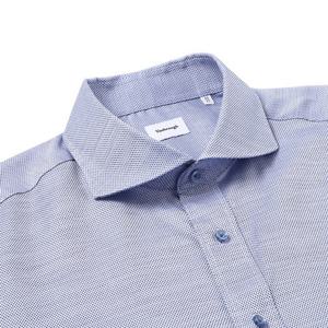 [밴브루 일반핏] BMSSG1-013BU 선염조직 와이드카라셔츠[주머니없음 4계절용]