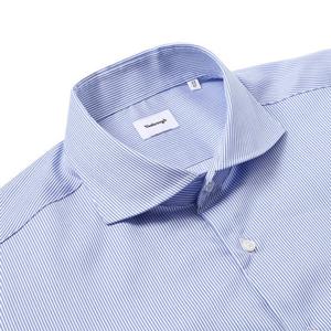 [밴브루 슬림핏] BMSSL1-115BU  더블 핀 스트라이프셔츠 [4계절용]