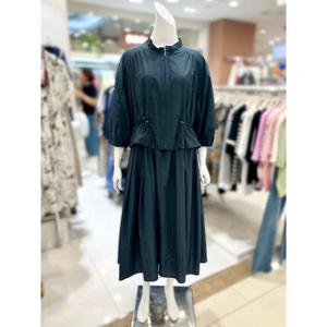 소고 세이브존01 허리 스트링 집업 원피스 TK2PA04