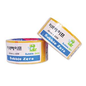 버블제로 OPP 박스테이프 미색 48mmx40M/불투명/황색/포장/택배