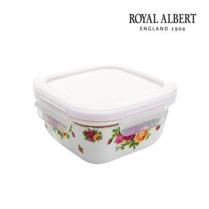 [로얄알버트]황실장미 밀폐용기(정사각 스몰) 1P