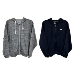 언더아머후드집업 RQD 1386870-001 여성 UA 라이벌 테리 오버사