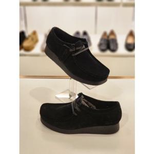 금강제화 랜드로바 클락스 왈라비 여성 Wallabee 블랙 CLAOXC3635WF1
