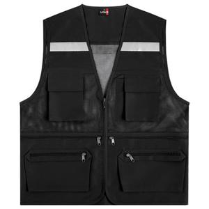 타스란 반사 망사 조끼(LD413) 블랙