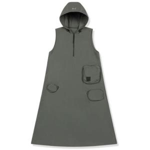 여성 멀티 포켓 스트링 후드 원피스_5K42811