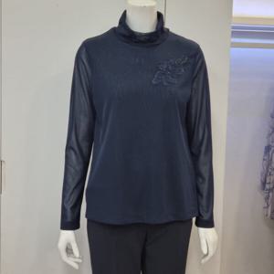 [벨리시앙]벨리시앙 터들넥 비즈 포인트 블라우스 BL4333