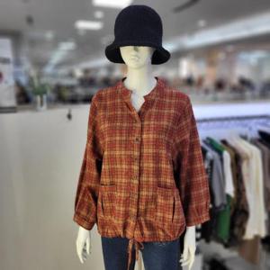 더스토아 DP01 체크 오픈 끈 남방 셔츠 T24fcha24b013