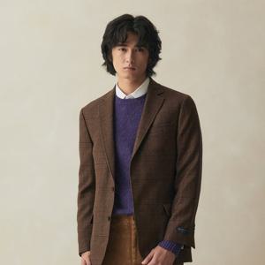 [브룩스브라더스] 클래식핏 트위드 2버튼 재킷 (브라운) (BBJSMF47124EF)