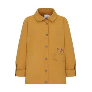 [크로커다일 레이디]포켓 자수 셔츠 카라 자켓 CLDFJK101