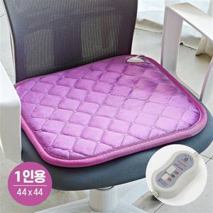우진테크 이중안전 극세사 벨로아 전기방석 44x44 1인용