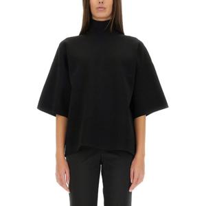 띠어리 릴랙스 핏 터틀넥 탑 O1116707 001