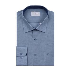 [레노마(셔츠)]트윌 린넨 혼방 슬럽 긴소매 일반핏 ROSSG0-031-BU