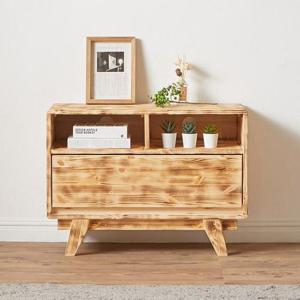 거실장 비올라 킹퍼니처 원목 오픈형 800