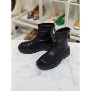 [한슈]한슈 세이브존07 뒷지퍼 스판 앵클부츠 5cm HS59762 (2925