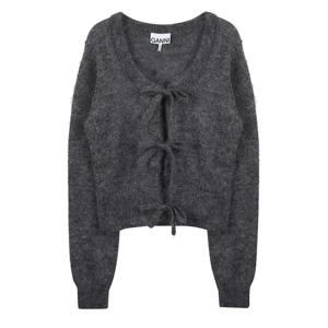 라프리마 가니 라이트 모헤어 타이 스트링 여성 가디건 K2411-921